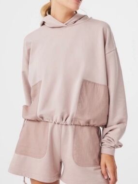 Outdoor Voices-Beach Tree Hoodie - Sea Shell Pink
